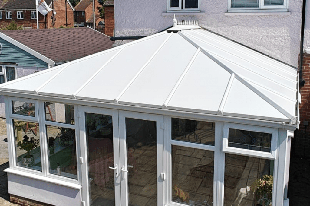 Professional conservatory roof insulation using ThermoPanels